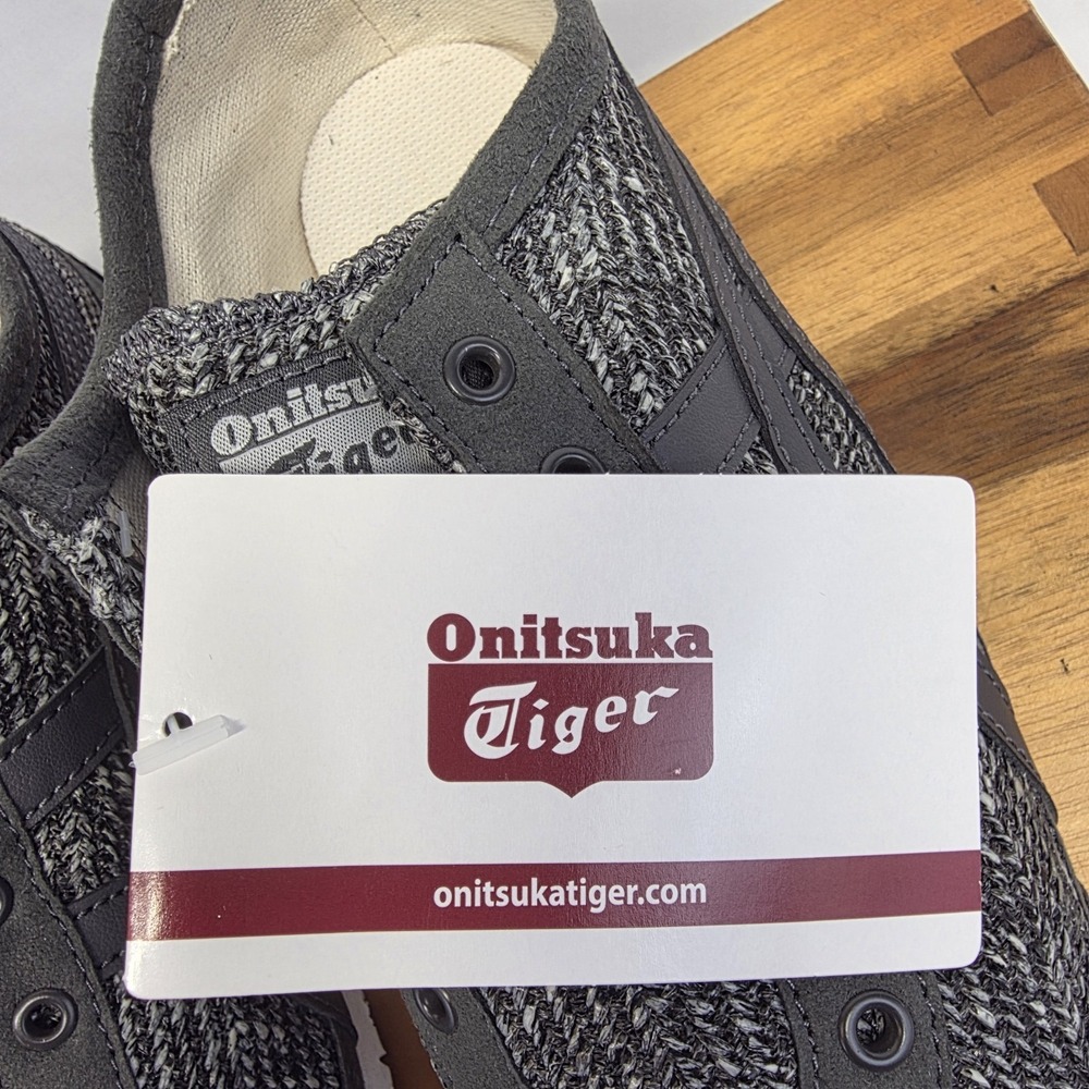 Onitsuka Tiger Mexico 66 Slip-On Rare 1182A046 Gray Tweed Unisex 6.5 NWT - Picture 7 of 12